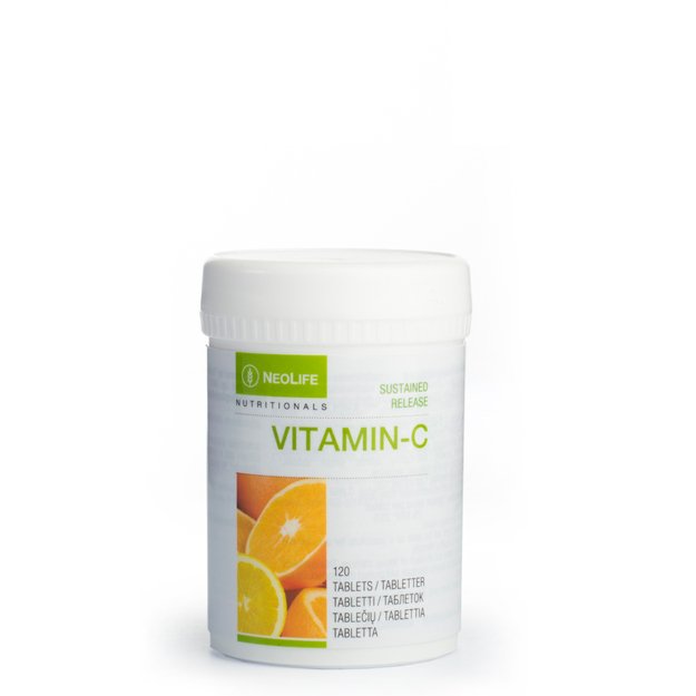 „Sustained Release Vitamin C“, vitamino C maisto papildas, 120tabl.