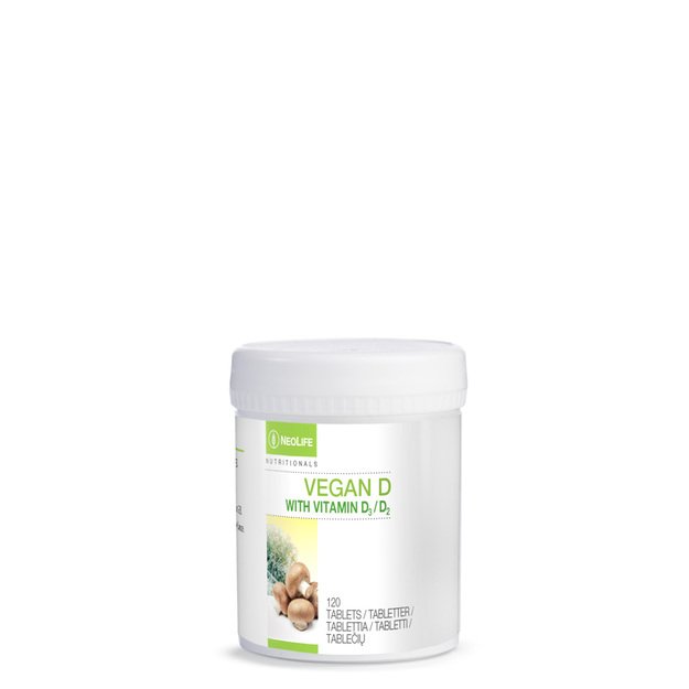 Vegan D, vitamino D maisto papildas, 120 tabl.