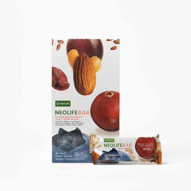NeoLife NeoLifeBar – maistinis batonėlis, 15 bat.