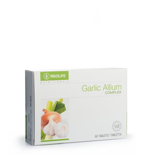 „Garlic Allium Complex“, česnako ir svogūno maisto papildas, 60tabl.