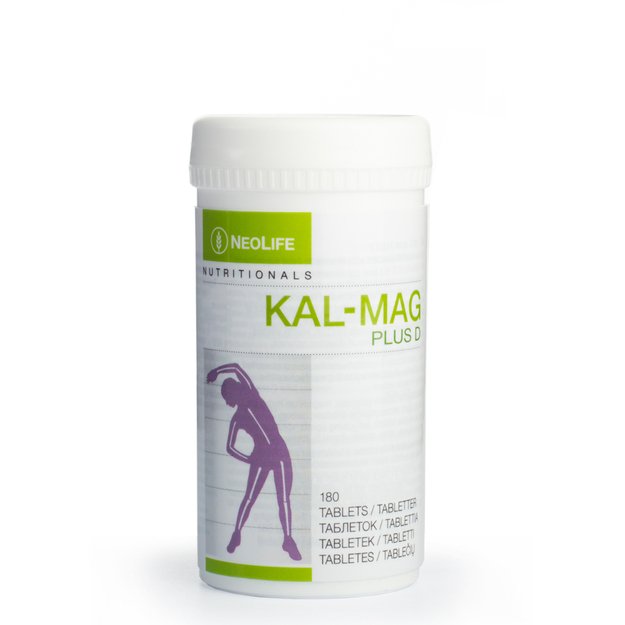"Kal-Mag Plus D", mineralų maisto papilkdas, 180tabl.
