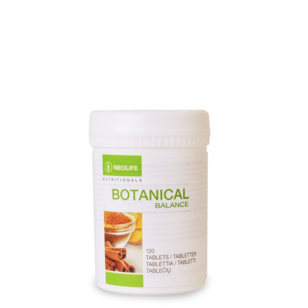 Botanical Balance, maisto papildas su chromu, 120 tabl.