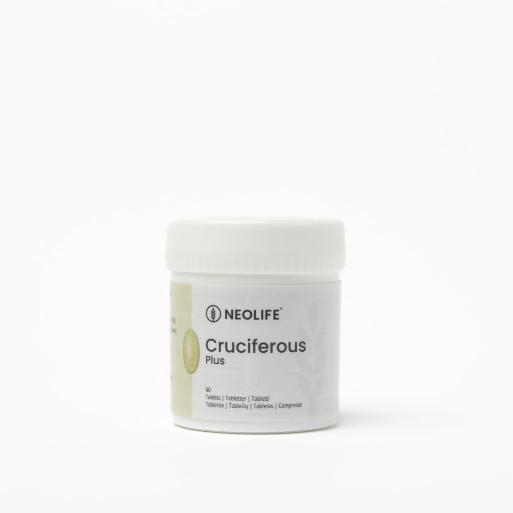 NeoLife Cruciferous Plus kryžmažiedžių daržovių maisto papildo pakuotė
